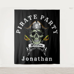 Pirate Royal  Pirate Party Backdrop Tapestry