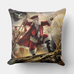 Pirate Santa Cushion