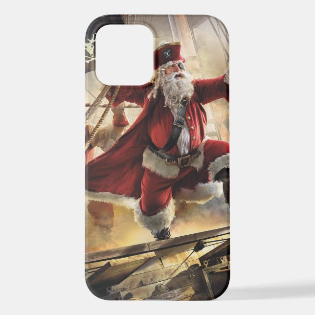 Pirate Santa iPhone Case (Back)