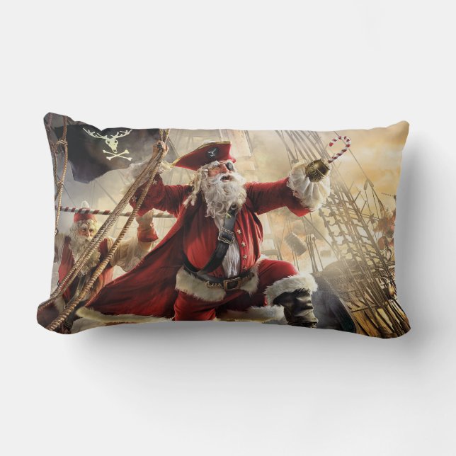 Pirate Santa Lumbar Cushion (Front)
