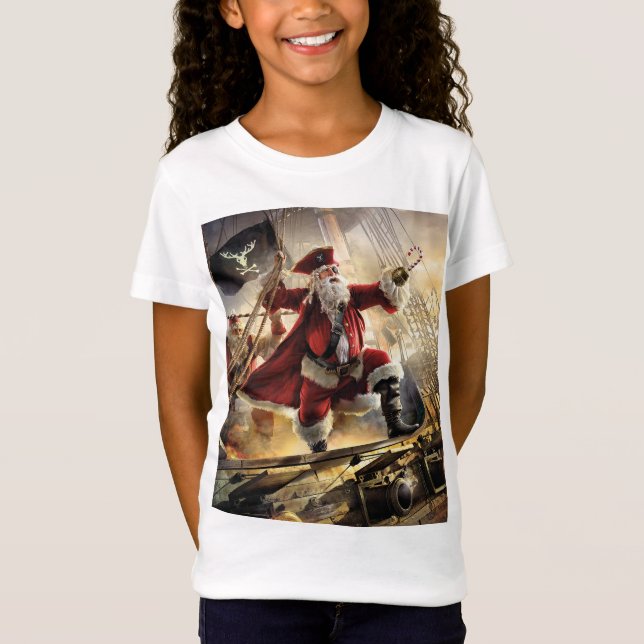 Pirate Santa T-Shirt (Front)
