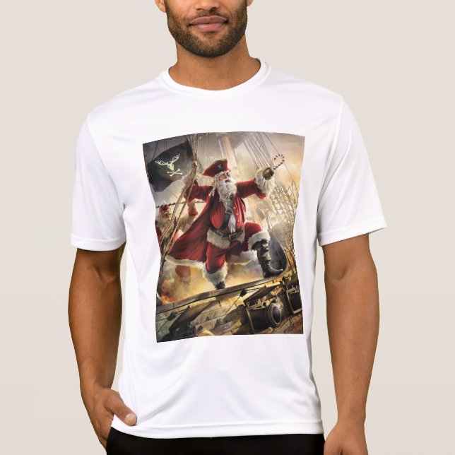 Pirate Santa T-Shirt (Front)