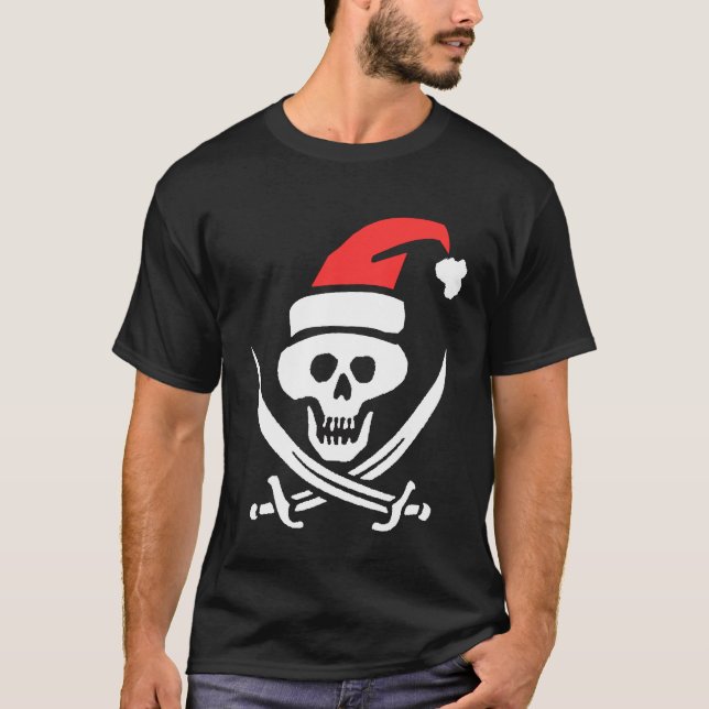 Pirate Santa T-Shirt (Front)