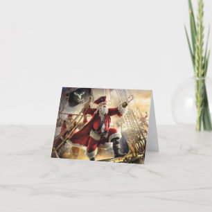 Pirate Santa Thank You Card