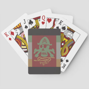 PIRATE SEVEN SKULL BY MASANSER PIXELAT PLAYING CARDS