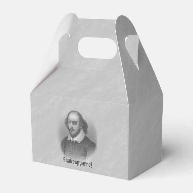 Pirate Shakespeare Favour Box (Front Side)