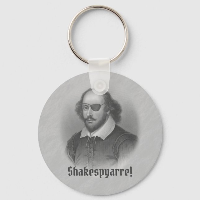 Pirate Shakespeare Key Ring (Front)