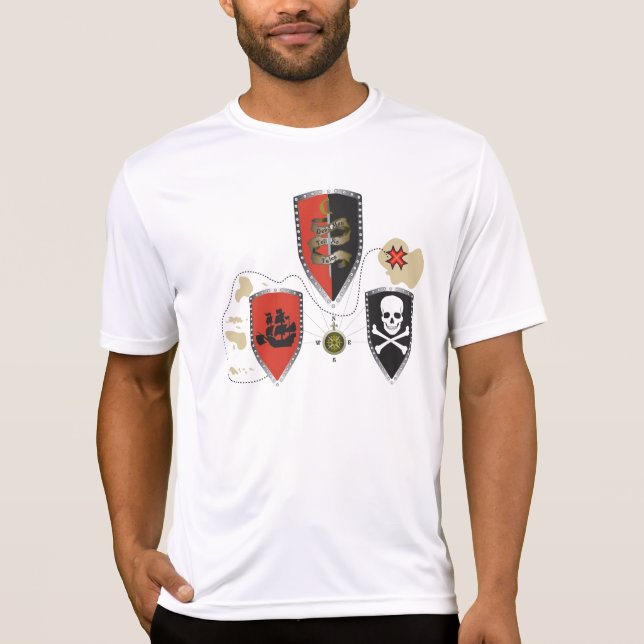 Pirate Shields T-Shirt (Front)