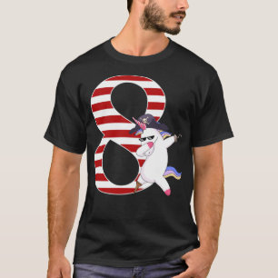 Pirate Ship 8th Birthday Birthday Boy Pirate birth T-Shirt