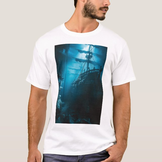Pirate Ship Adventure T-Shirt for Daredevils (Front)
