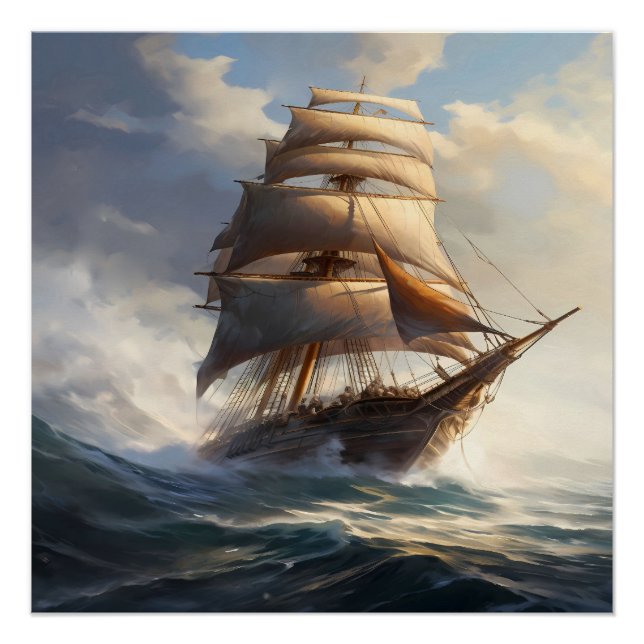 Pirate Ship Art Series - First Edition #29 Poster (Front)