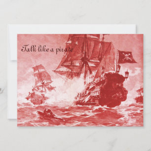 PIRATE SHIP BATTLE / ANTIQUE PIRATES TREASURE MAPS ANNOUNCEMENT