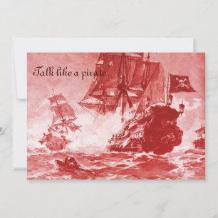 PIRATE SHIP BATTLE / ANTIQUE PIRATES TREASURE MAPS ANNOUNCEMENT