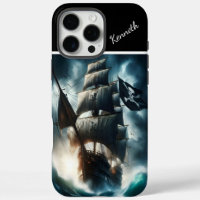 Pirate Ship Braving The Storm