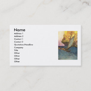 Pirate Ship Business Card