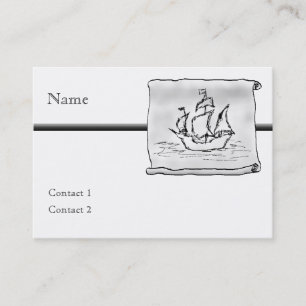 Pirate Ship. Business Card