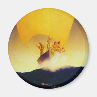 Pirate Ship - by Maxfield Parrish Magnet
