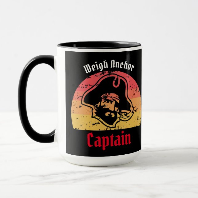 Pirate Ship Captain Mug  (Left)