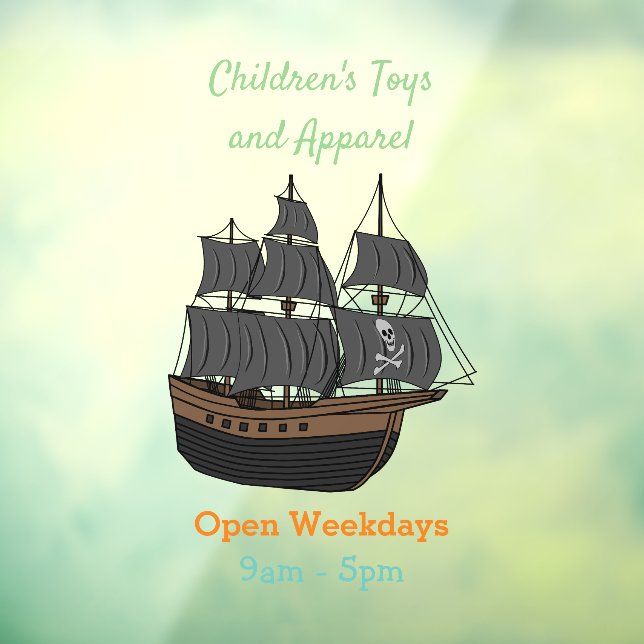 Pirate ship cartoon illustration (Sheet 3)