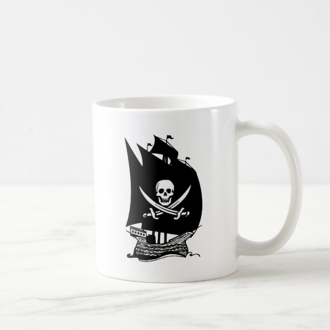 Pirate Ship Coffee Mug (Right)