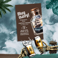 Pirate Ship in a Bottle Birthday