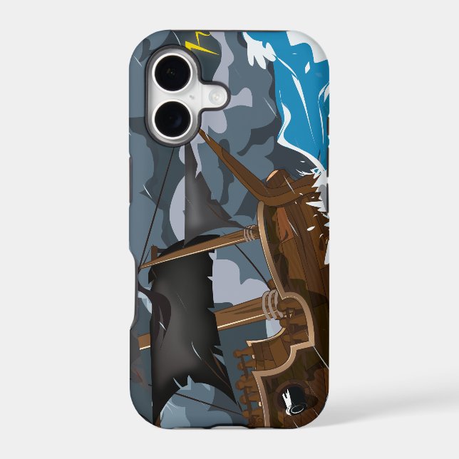 Pirate Ship in Storm (Back)