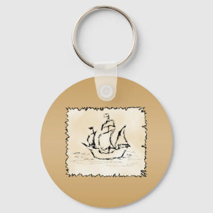 Pirate Ship. Key Ring