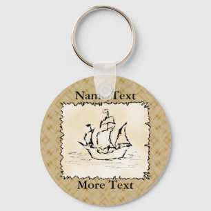 Pirate Ship. Key Ring
