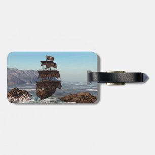Pirate Ship Luggage Tag