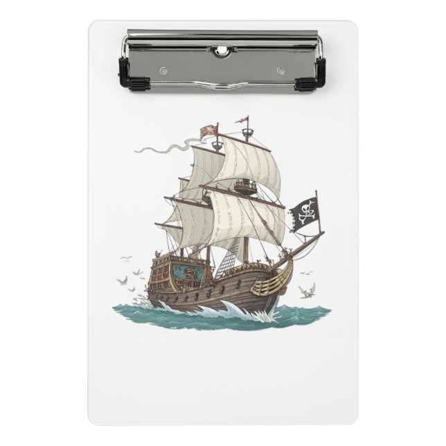 Pirate Ship Mini Clipboard (Front)