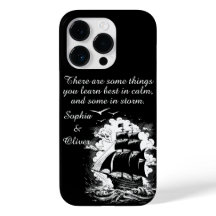 Pirate Ship Modern Motivational Quote White Text