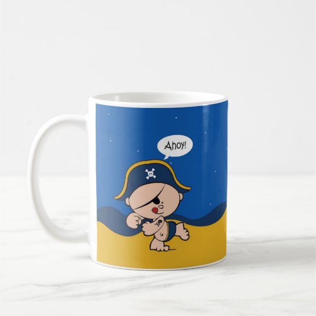 Pirate Ship Mug (Left)