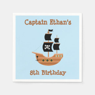 Pirate Ship Napkin