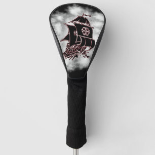 Pirate Ship Nautical Golf Head Cover