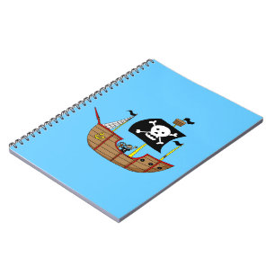 Pirate ship notebook