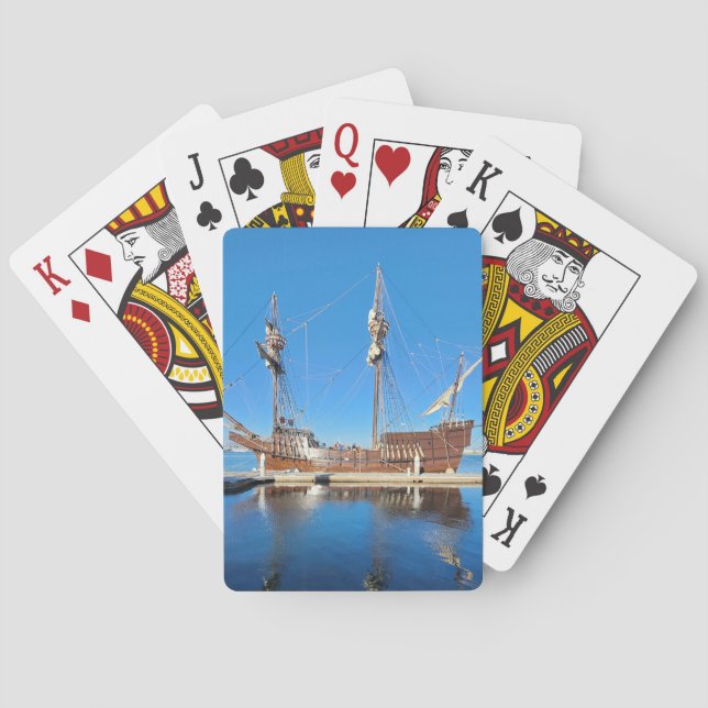 Pirate ship playing cards (Back)