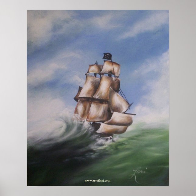 Pirate Ship Poster (Front)