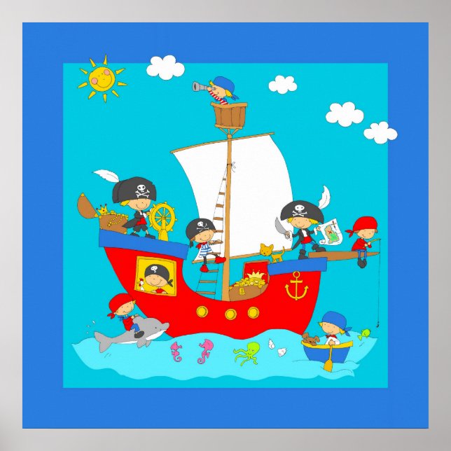 Pirate ship poster (Front)