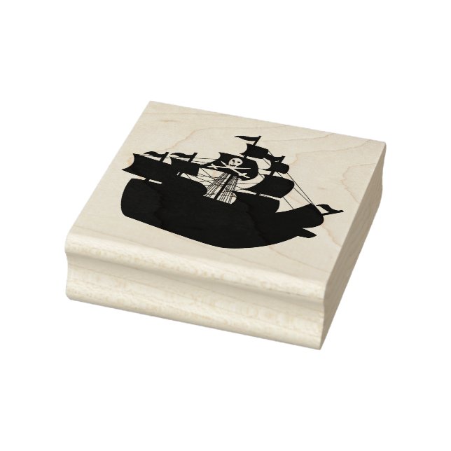 Pirate Ship Rubber Stamp (Stamp)