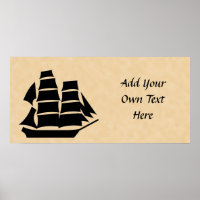 Pirate Ship. Sailing Ship.