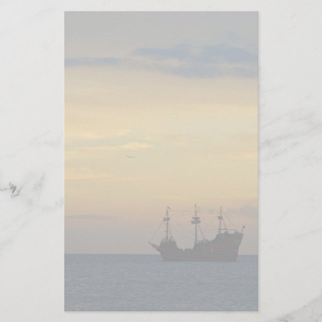 Pirate Ship Stationery (Front)