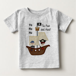 Pirate Ship Treasure Baby Baby T-Shirt
