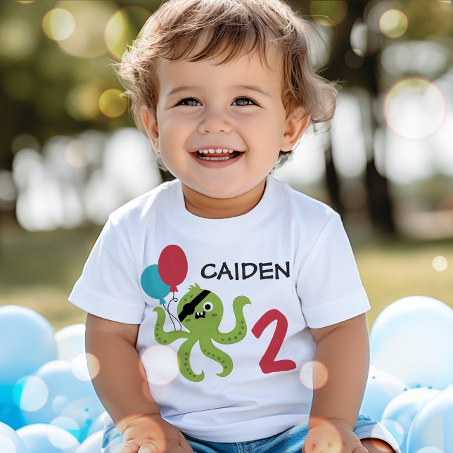 Pirate Ship Treasure Birthday Party Baby T-Shirt (Creator Uploaded)