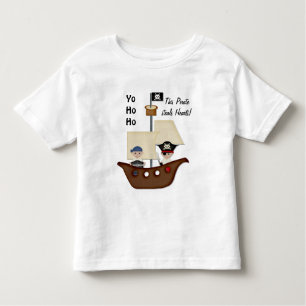 Pirate Ship Treasure Kids Toddler T-Shirt
