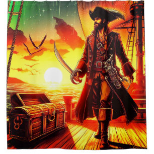 Pirate Shower Curtain