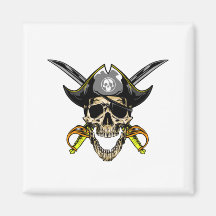 Pirate Skull and Cross Swords
