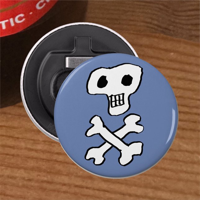Pirate skull and crossbones design bottle opener (Creator Uploaded)
