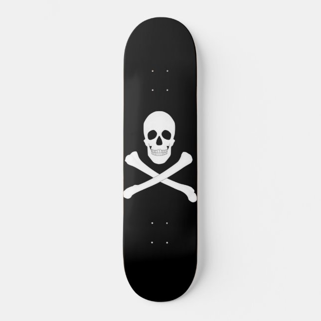 Pirate (Skull and Crossbones) Flag Skateboard (Front)