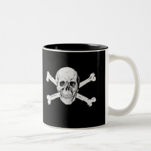 Pirate Skull and Crossbones Mug