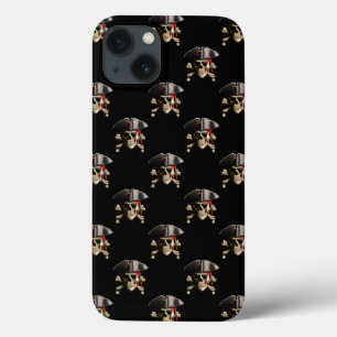 Pirate Skull And Hat iPhone 13 Case